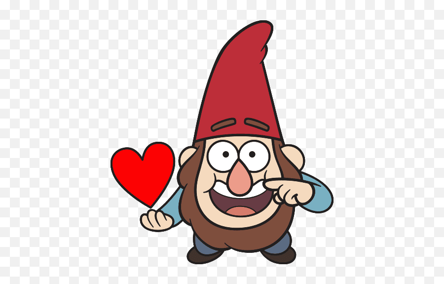 Vk Sticker 9 From Collection Gnomes From Gravity Falls - Gnome Gravity Falls Png Emoji,Gravity Falls Emojis