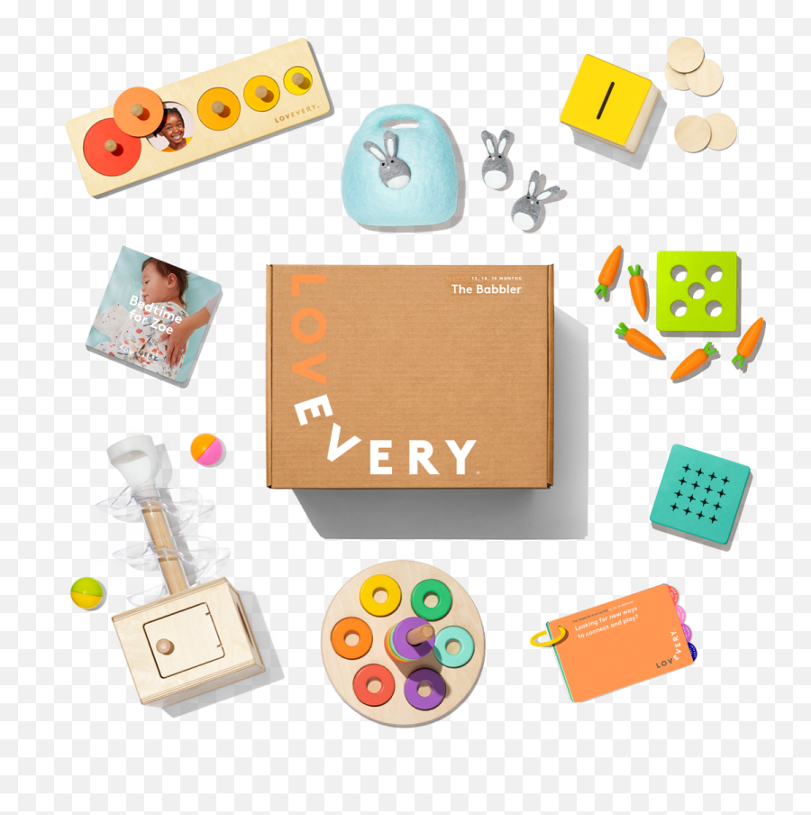 Montessori Toys The Babbler Play Kit For 13 - 15 Month Olds Lovevery Babbler Kit Emoji,Emotions Pom Pom Balls