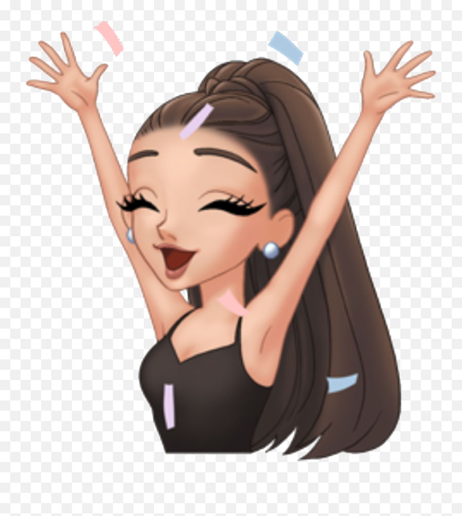 Clip Stock Emoji Ariana Grande - Ariana Grande Animated Gif,Ariana Grande Emoji