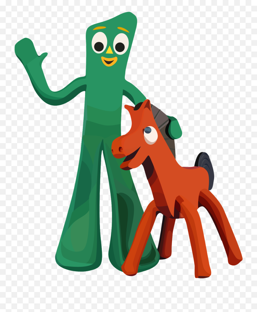 Mayakannan Cartoon Characters Names - Transparent Gumby And Pokey Emoji,Emoticons 