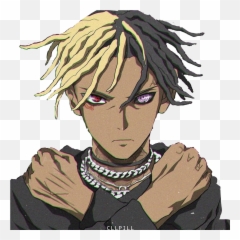 Xxxtentacion Sticker - Xxxtentacion Anime Emoji,Xxxtentacion Fire Emoji