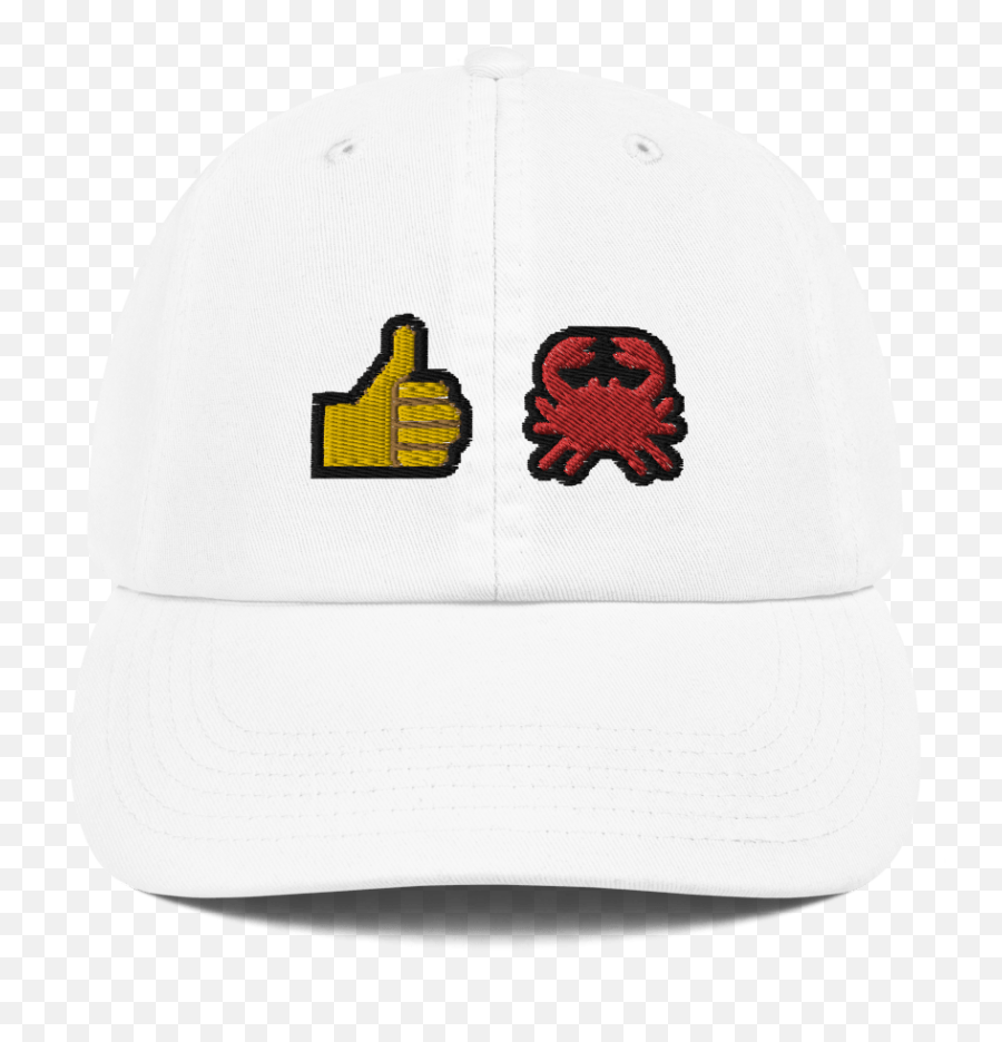 Goodcrab X Champion Dad Hat - For Adult Emoji,An Cap Emoji