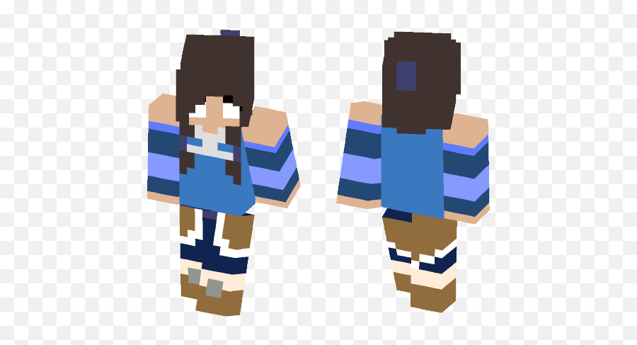 Korra Avatar State Minecraft Skin - Black Curly Hair Girl Minecraft Skin Emoji,Avatar Korra Emoji