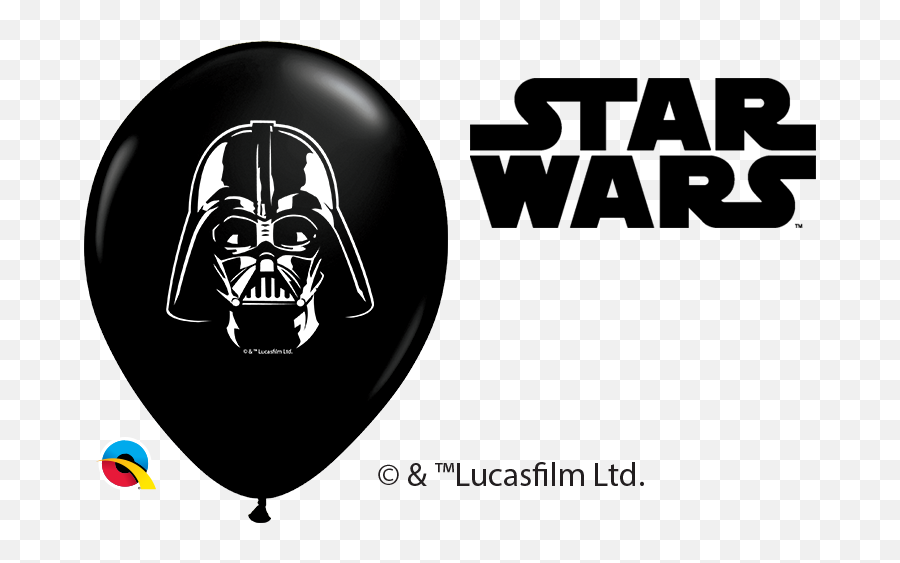 Darth Vader Face Latex Balloons 100 Emoji,Darth Vader Text Only Emoticon