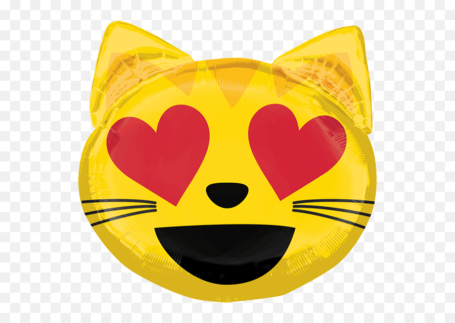 Download Hd Globo Emoticon Cat Love - Emoji Feliz Png 3d,Cat Emoticons