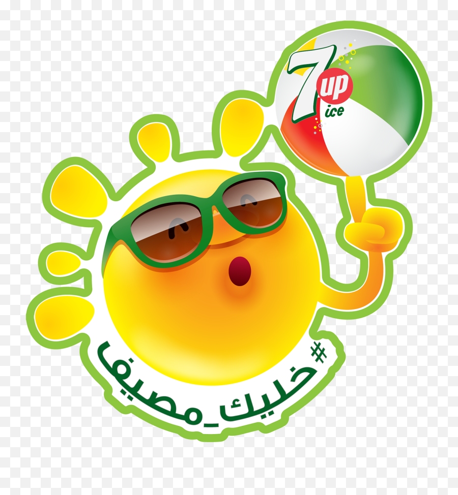 7up Summer Branding On Behance Emoji,Smiley Emoticon With Sunglasses On Beach