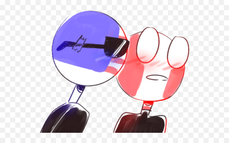 Peru Usa Countryhumans Usaxperú Sticker By Karol Vlog - Santos Laguna Emoji,Peru Emoji