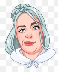 Billie Eilish Whatsapp Stickers - Stickers Cloud Billie Draw Billie Eilish Easy For Kids Emoji,Celebrity Emoji