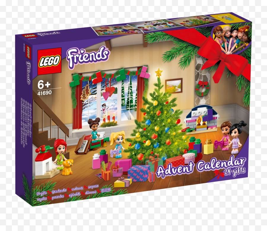 Lego Friends Advent Calendar 41690 - Lego Friends Sets Emoji,Christmas Tree Made Out Of Emojis