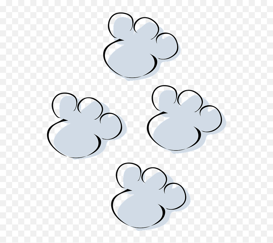Free Photo Footprints Snow Rabbit - Snow Footprint Clipart Emoji,Rabbit Emotions