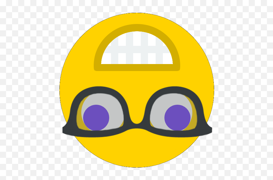 Nogoalfaces Emoji,Cursed Glasses Emoji