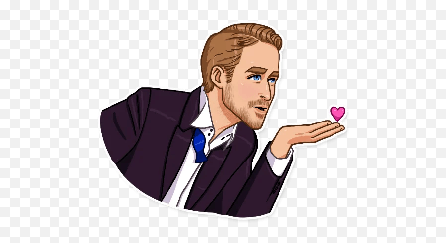 Ryan Gosling - Telegram Sticker English Emoji,Man Facepalming Emoji Outloo