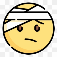 Free Svg Psd Png Eps Ai Icon Font - Happy Emoji,Injured Emoticon