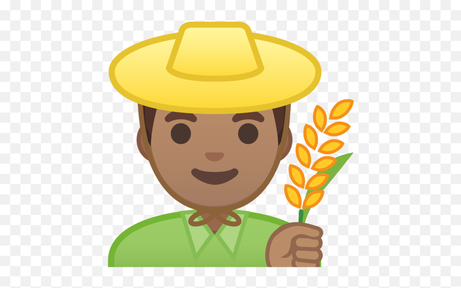 Medium Skin Tone Emoji - Farmer Emoji,Cowboy Hat Emoji
