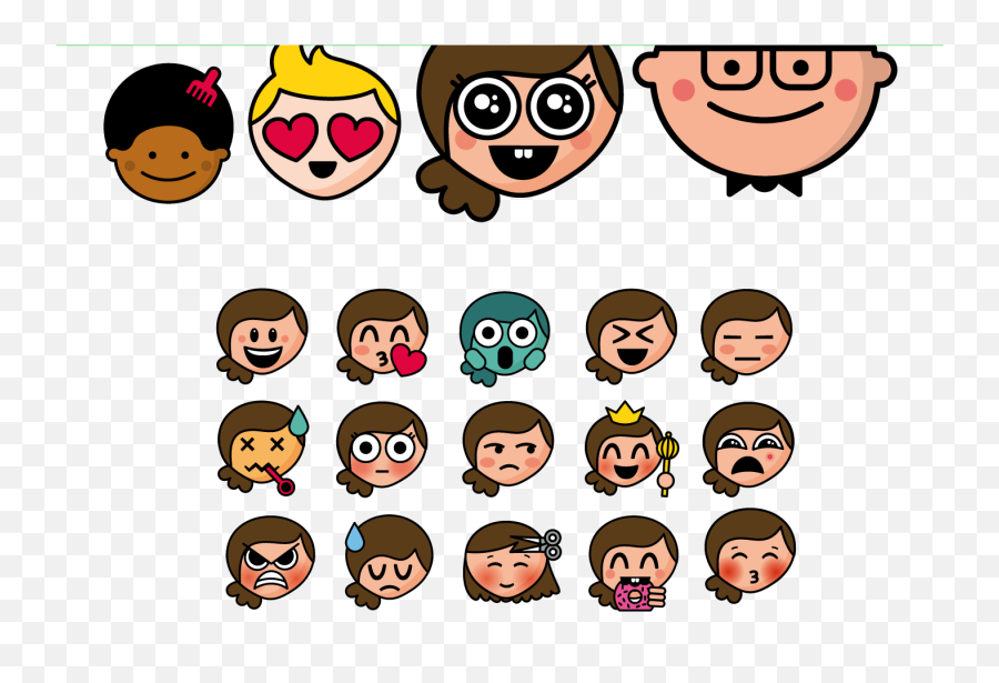 Line 1 - Happy Emoji,Pack De Emojis