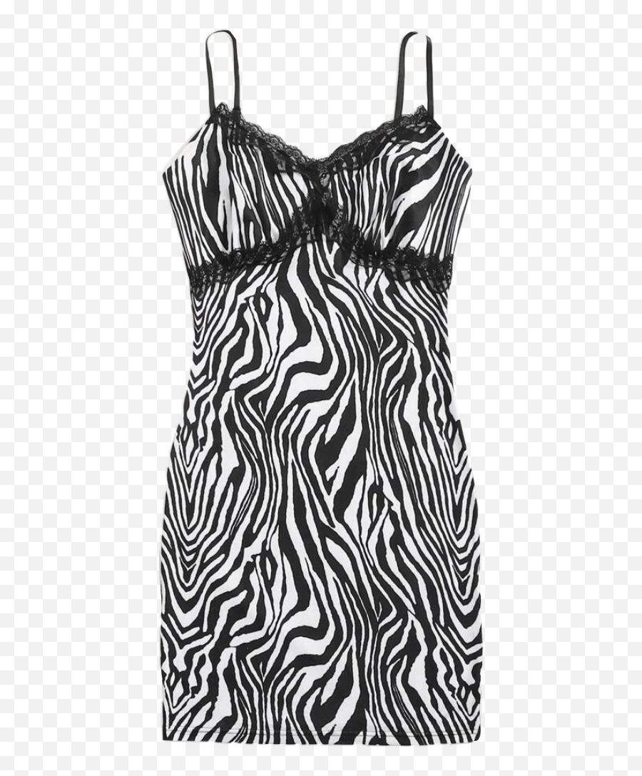 Zebra Zebrastyle Animalprint Sticker - Shein Zebra Lace Slip Dress Emoji,Emoji Print Dress