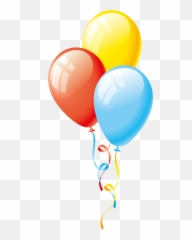 Vector Birthday Balloons Png Download - Balloons Clipart Png Emoji,House Balloons Emoji