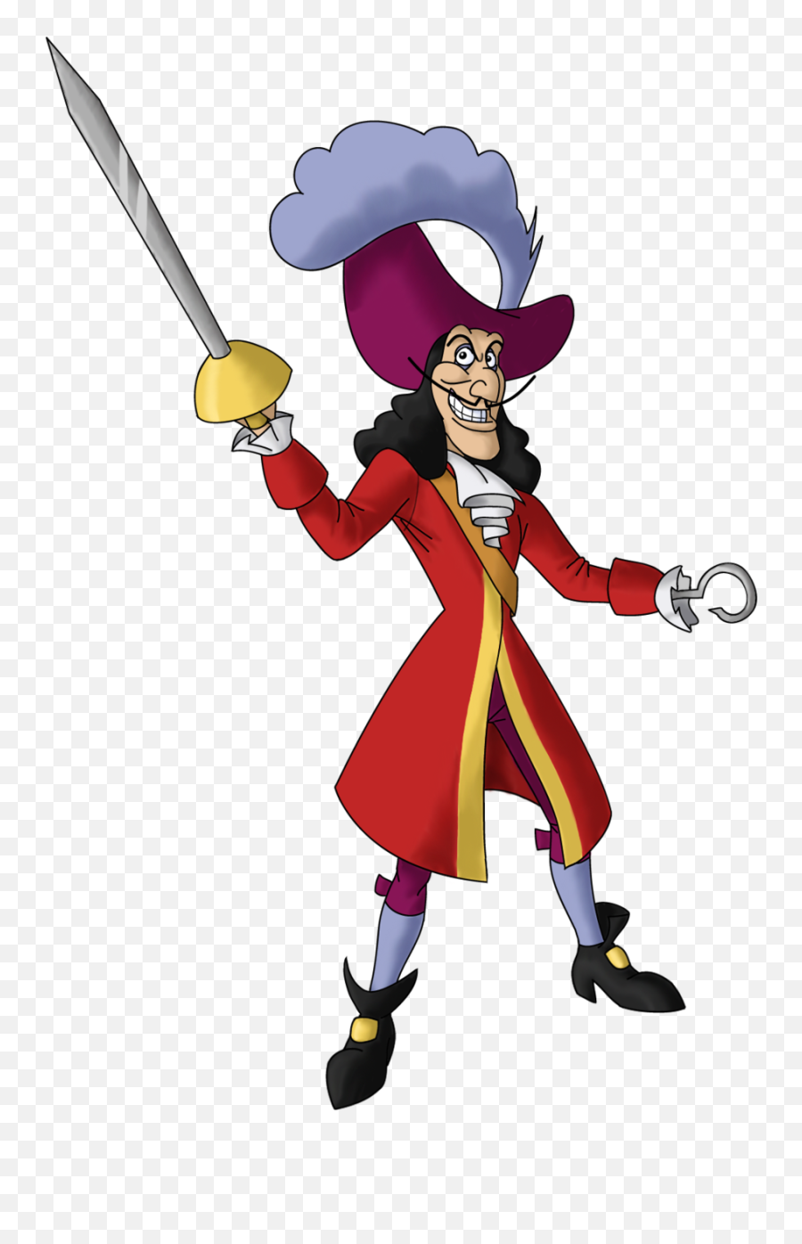 Pirate Clip Art Captain Hook - Captain Hook Png Emoji,Pirate Hook Emoji
