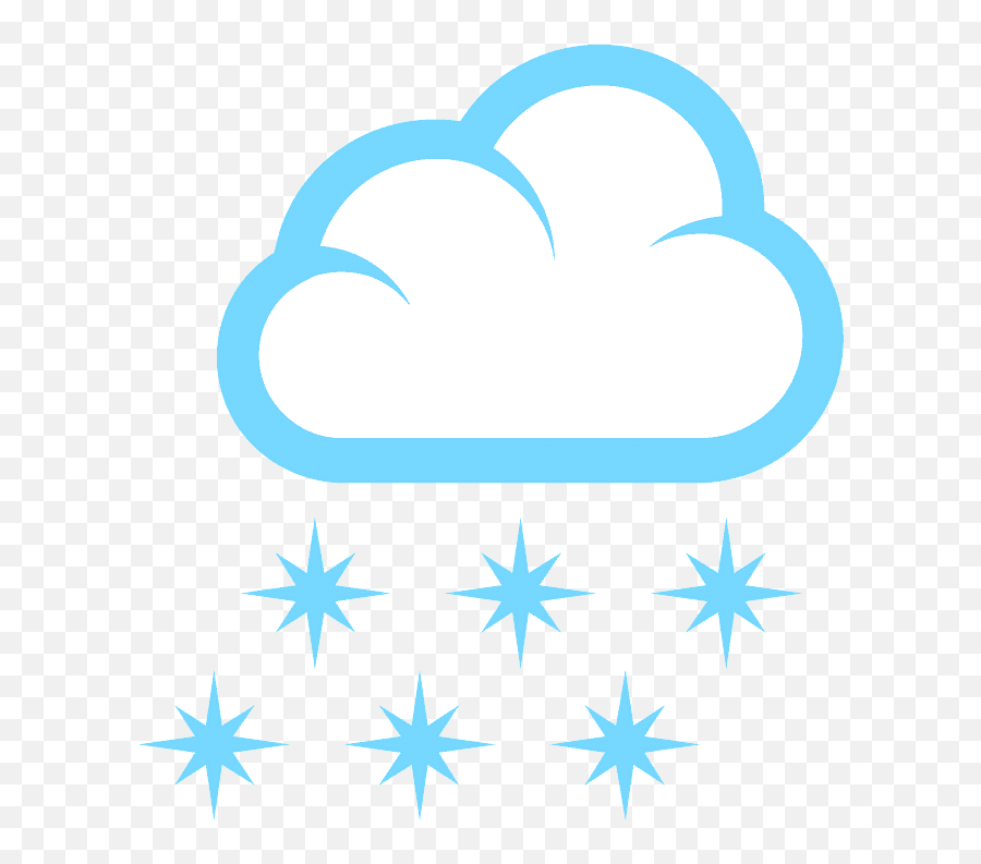 Cloud With Snow Emoji High Definition Big Picture And - Language,W Flag Emoji