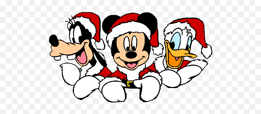 Free Disney Christmas Clipart Download - Goofy Mickey Mouse Donald Christmas Emoji,Disney Animated Emoticons Christmas