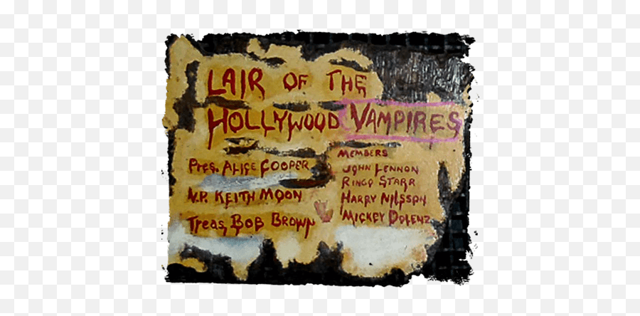 Hollywood Vampires - Lair Of The Hollywood Vampires Emoji,Joe Perry Sweet Emotion