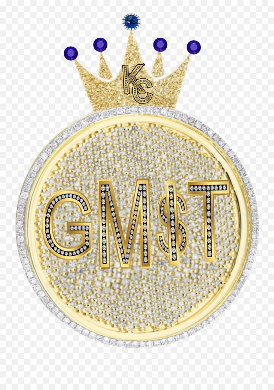 Gold Diamond Gmst Chain Necklace Kc Sticker By Gmstkz - Transparent Trap Chain Emoji,Jewerly Emojis
