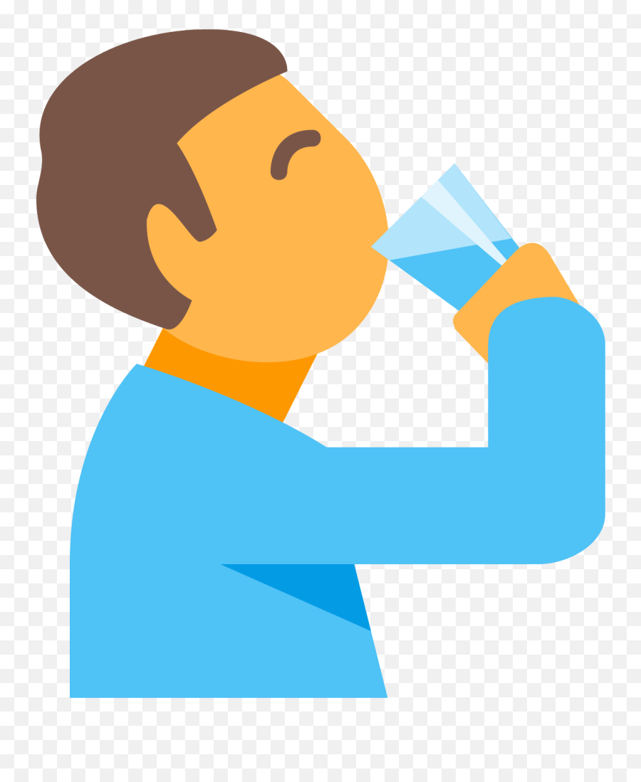 Drink Water Emoji Png - Drink Water Clipart Png,Drink Emoji
