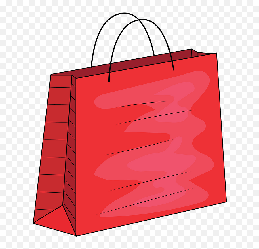 Red Shopping Bag Clipart - Bag Clipart Emoji,Shopping Bags Emoji