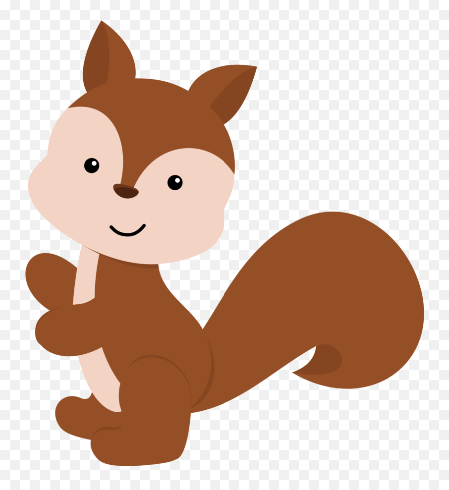 Woodland Squirrel - Woodland Animals Clip Art Emoji,Squirrel Emoticon