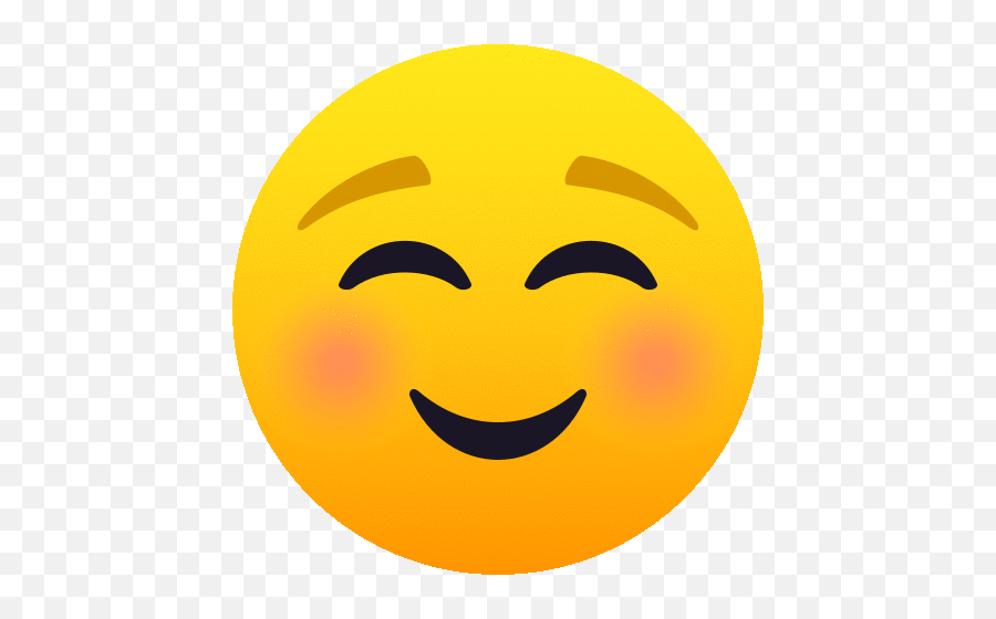 Smiling Face Joypixels Gif - Smilingface Joypixels Smirking Happy Gif By Joy Pixels Emoji,Smiling Face Emoji