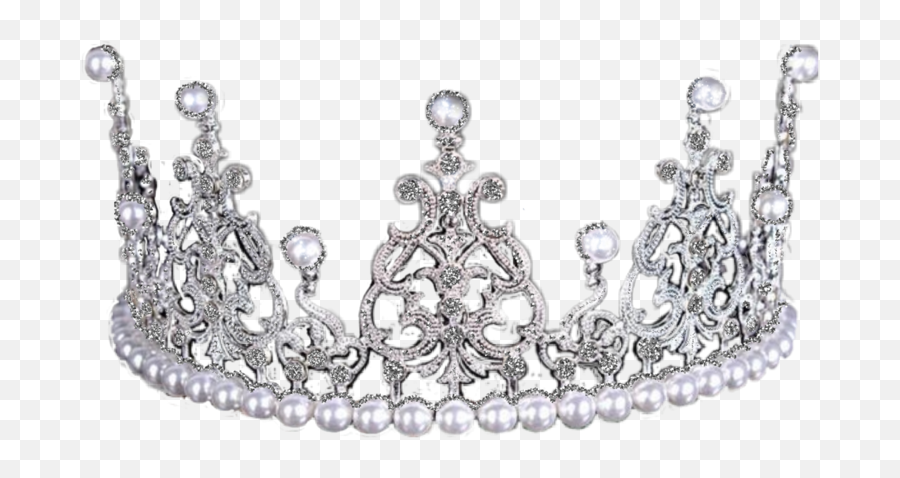 Crown Silvercrown Princess Prince Sticker By Proomo - Silver Princess Crown Emoji,Qween Emoji