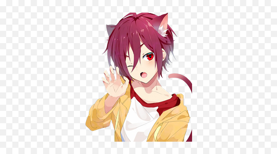 Kawaii Littlegirl Ddlb Mdlb Sticker - Anime Neko Uke Boy Emoji,Freaked Out Anime Emoji