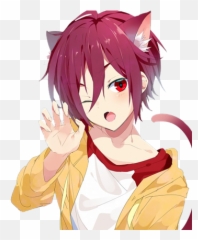 Kawaii Littlegirl Ddlb Mdlb Sticker - Anime Neko Uke Boy Emoji,Freaked Out Anime Emoji