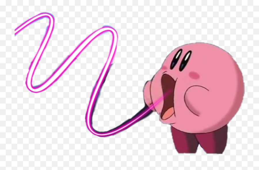 Kirby - Happy Emoji,Moving Kirby Emoji
