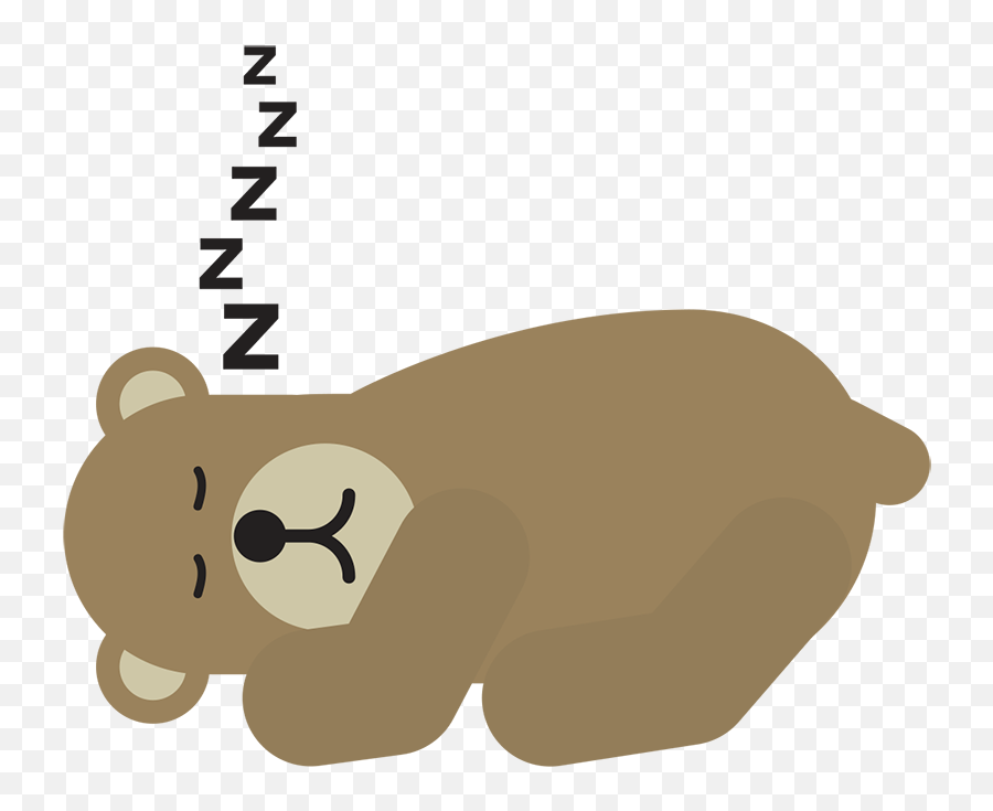 Bear - Bear Hibernating Png Emoji,Bear Emoji