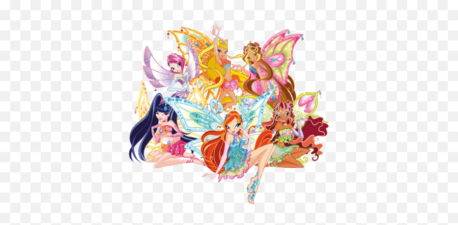 Winx Winxclub Sticker By Daniela Teixeira - Winx Club Bloom Stella Flora Enchantix Emoji,Winx Club Told By Emojis