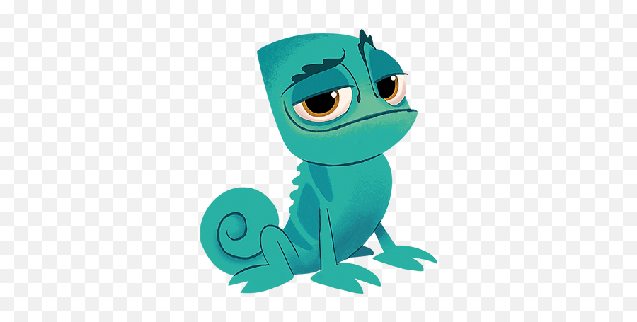 Tangled Sticker Puzzle Disney Lol - Enredados Otra Vez Pascal Emoji,Chameleon Emoji