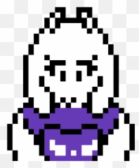 Pixilart - Toriel From Undertale Pixel Art Emoji,Goat Emoticon