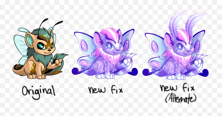 Neopets Xweetok Colors - Fictional Character Emoji,Heart Emoticons To Use On Neopets Pet Pages