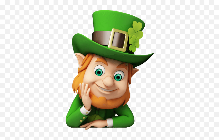 Leprechaun Pictures St Patricks Crafts - Leprechaun Transparent Background St Patricks Day Clipart Emoji,Saint Patrick Emoticons Samsung