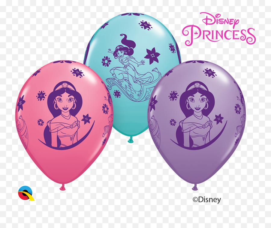 Disney Princess Jasmine Assortment Balloons - Princess Jasmine Balloons Emoji,Emoji 2 Oktoberfest
