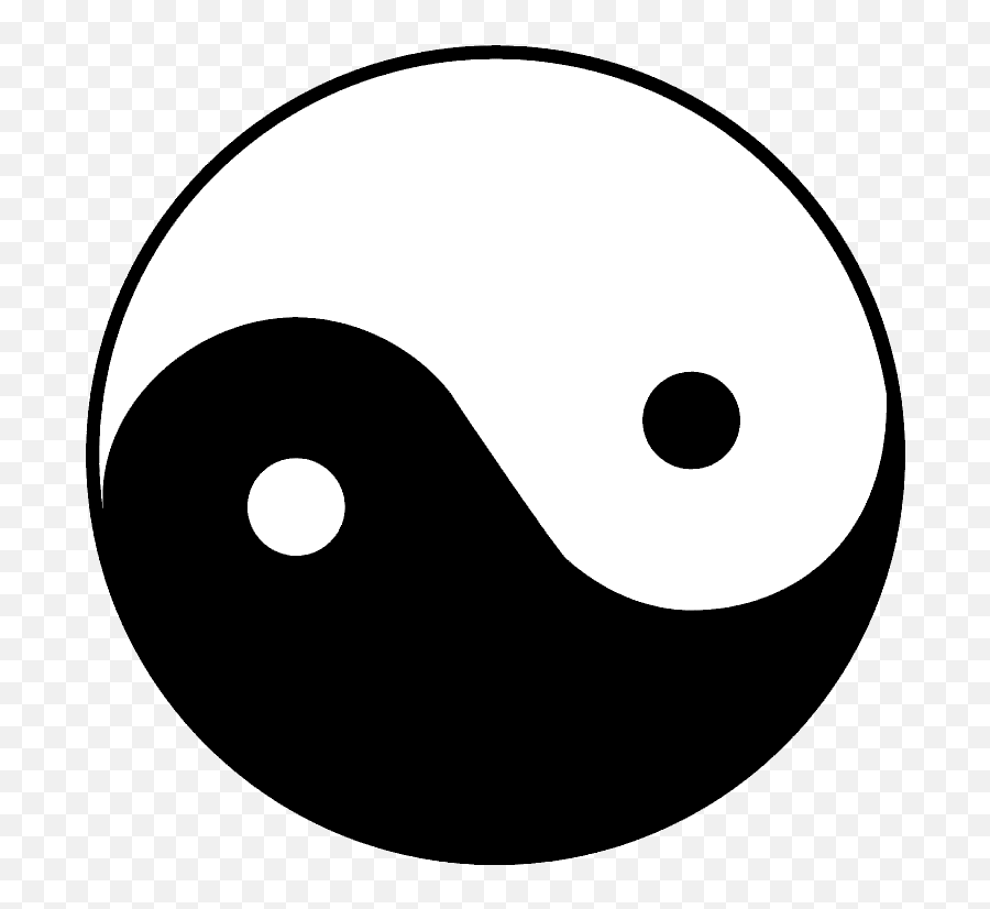 Taoism Tcm - Yin Yang Sticker Emoji,Emotions Yin Objectivity Yang
