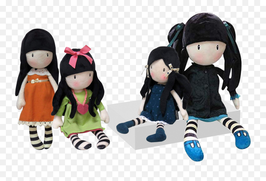 Santoro Gorjuss London Cloth U0026 Rag Dolls My Doll Best Friend - Peluches Gorjuss Emoji,Large Emotions Rag Doll