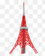 Tokyo Tower Clipart - Tower Png Download Full Size Japan Tokyo Tower Clipart Emoji,Isu Campanile Emoji