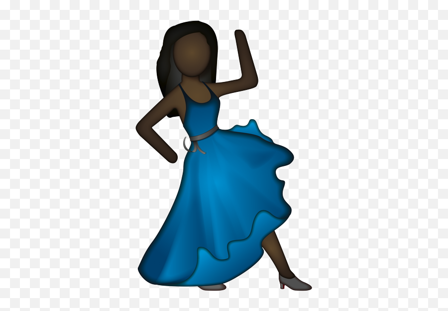 Dancing Girl Emoji,Hapy Dancing Emoticon