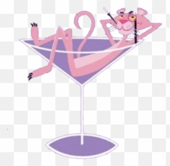 Pink Panther Stickers - Live Wa Stickers Emoji,Cocktail Glass Emoticons