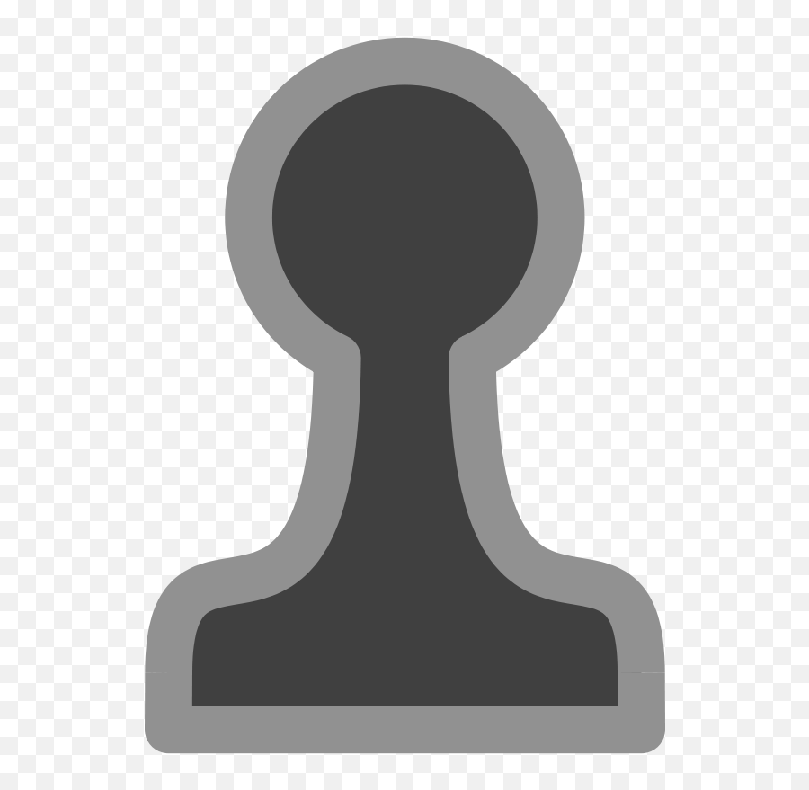 Free Clip Art 2d Chess Set - Pawn 1 By Portablejim Emoji,Black Chess King Emoji