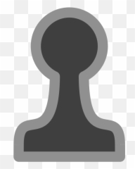Free Clip Art 2d Chess Set - Pawn 1 By Portablejim Emoji,Black Chess King Emoji