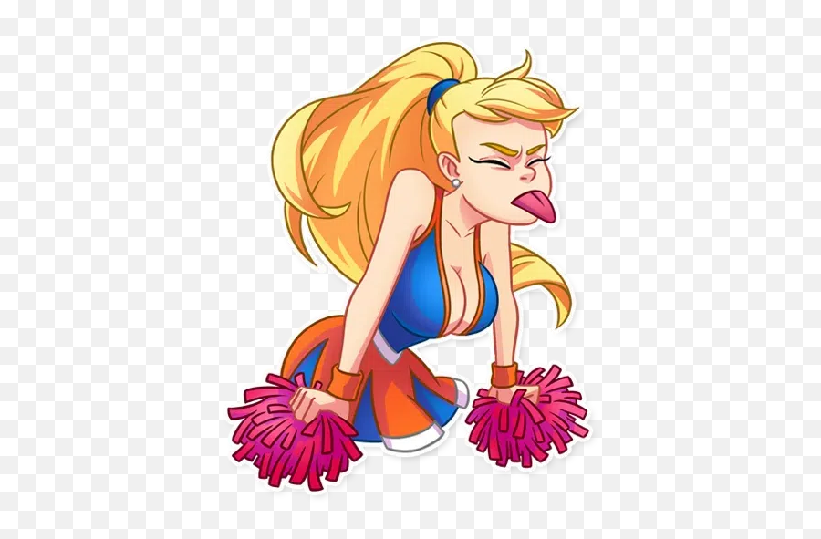 Cheerleader 1 Sticker Pack - Stickers Cloud Emoji,Cheer Emojis