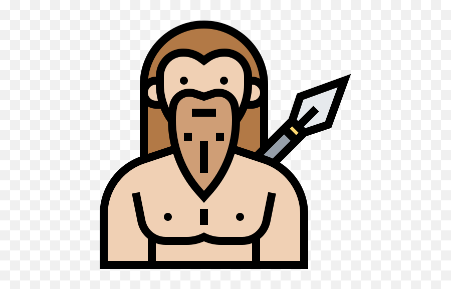 Caveman - Free People Icons Emoji,Stone Head Emoji Transparent